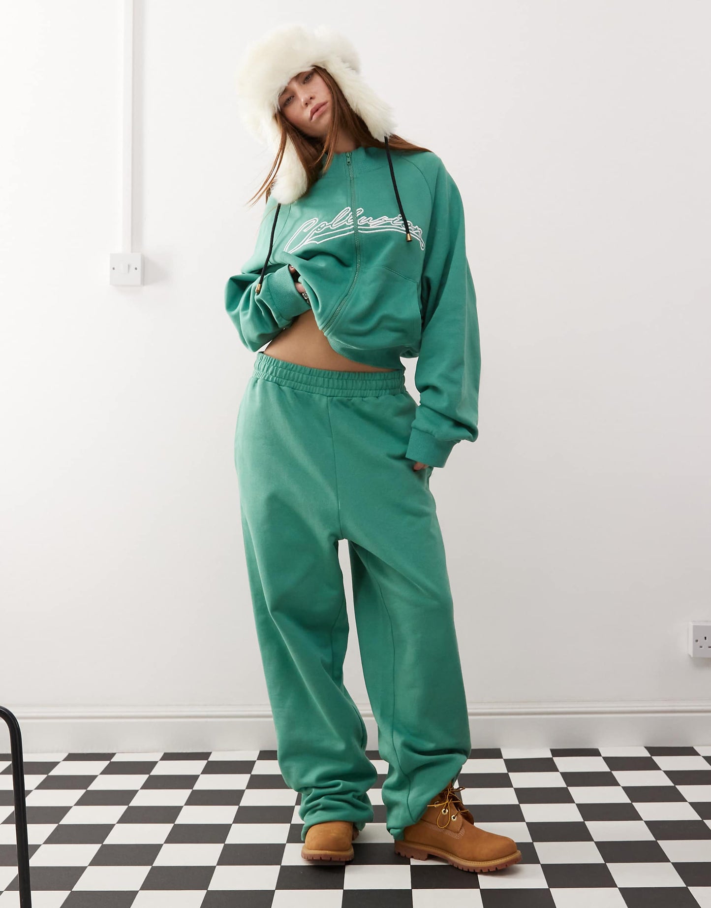 Excellent pantalon de survêtement vert