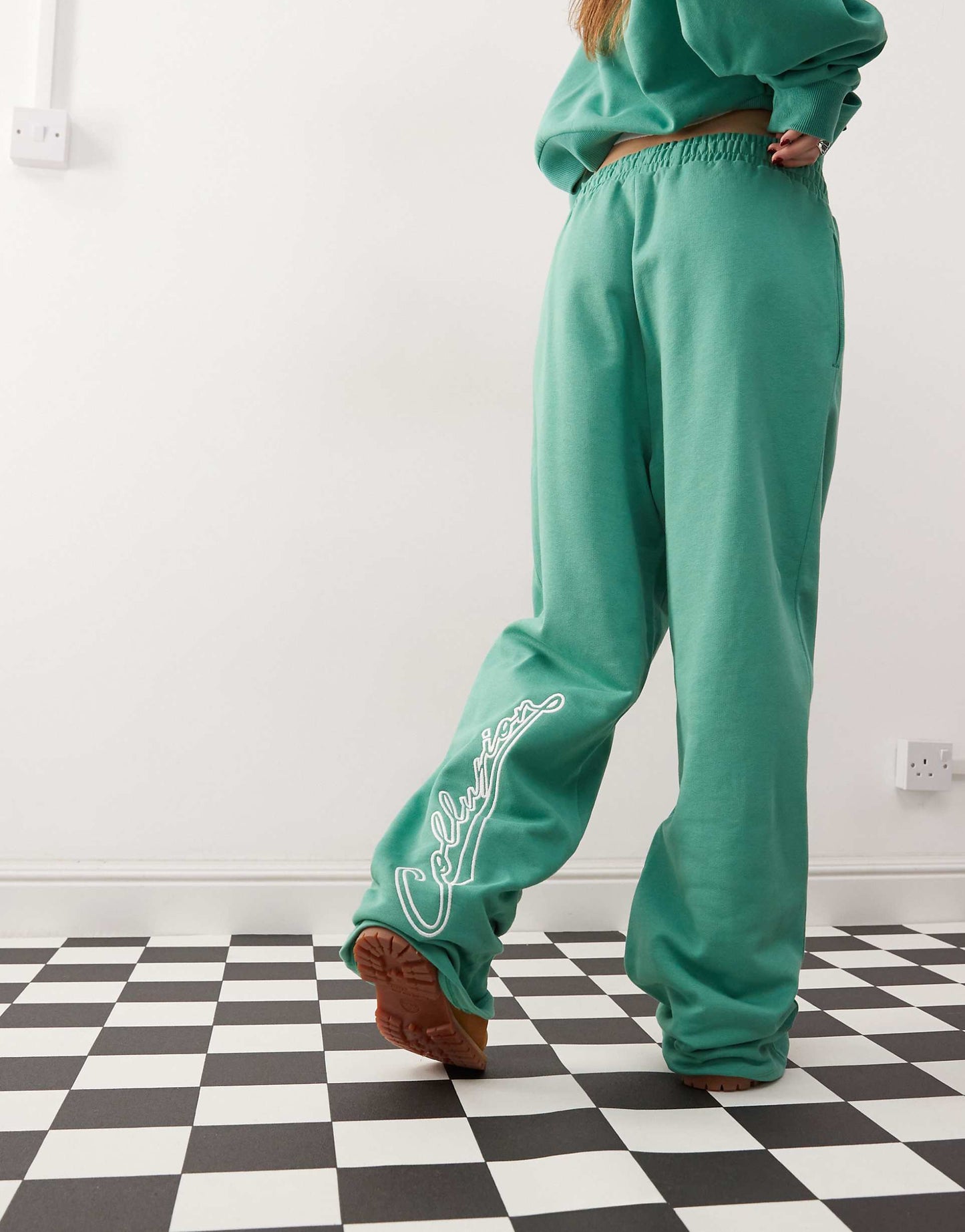 Excellent pantalon de survêtement vert