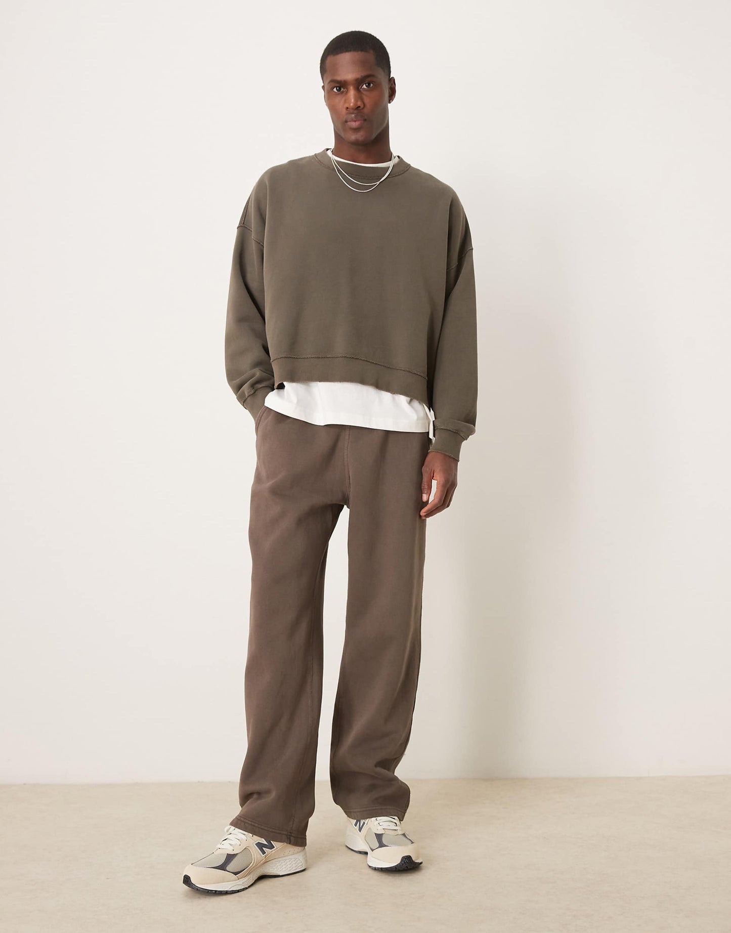 Pantalon de jogging à ourlet ouvert
