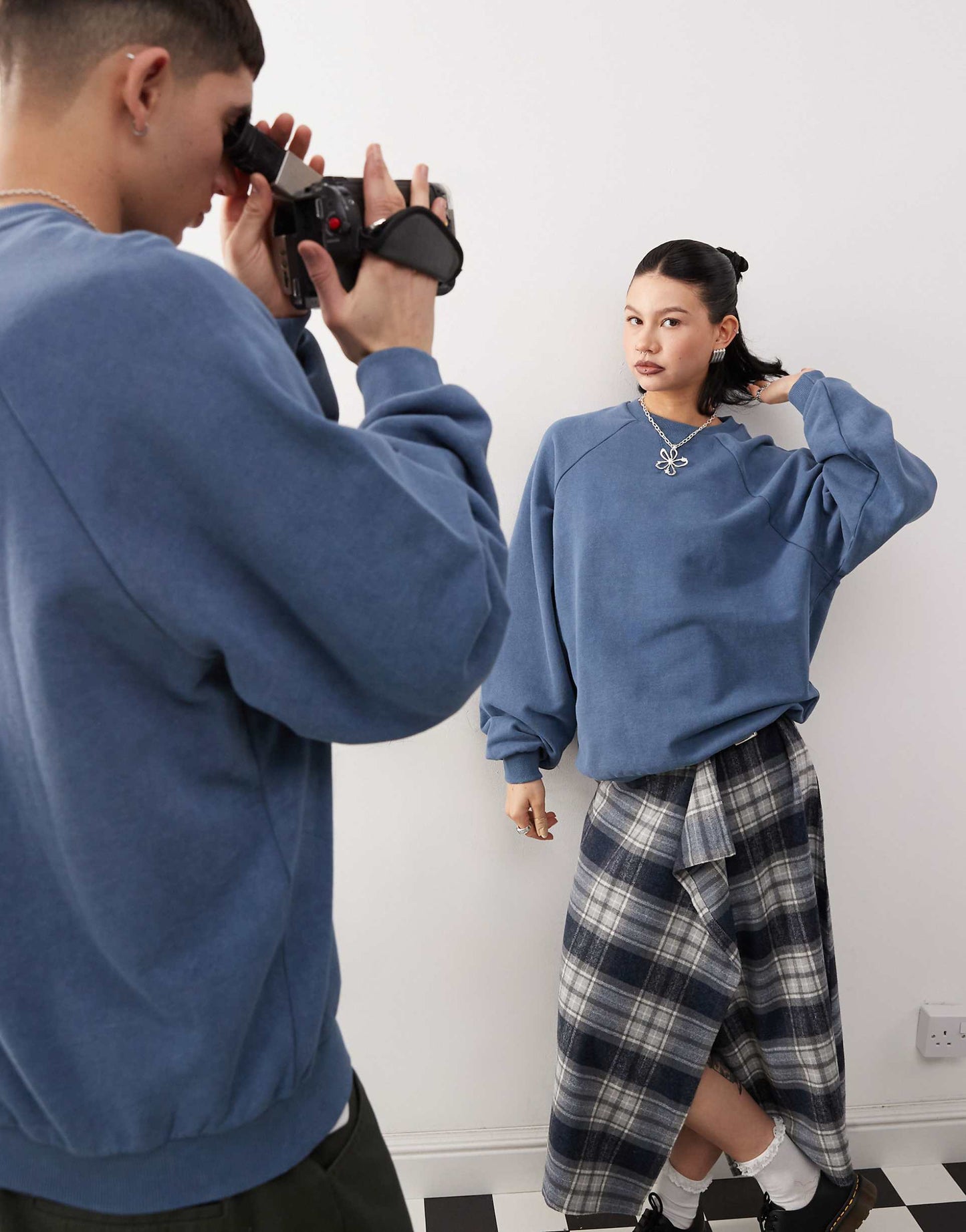 Sweat-shirt unisexe coupe carrée