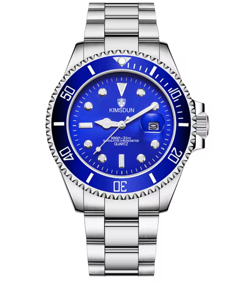 Montre-Bracelet
Hommes Bracelet En Acier Inoxydable De Luxe Étanche