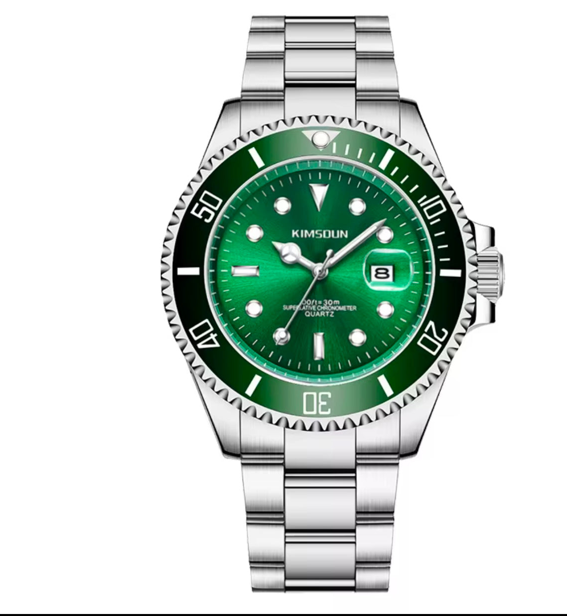 Montre-Bracelet
Hommes Bracelet En Acier Inoxydable De Luxe Étanche
