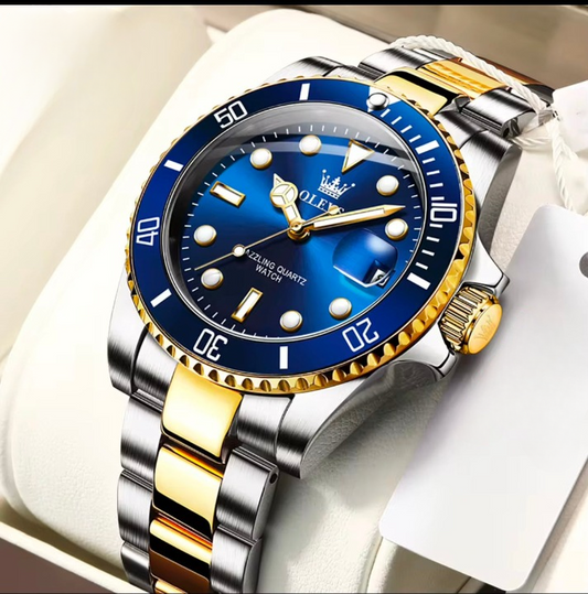 Montre-Bracelet
Hommes Bracelet En Acier Inoxydable De Luxe Étanche
