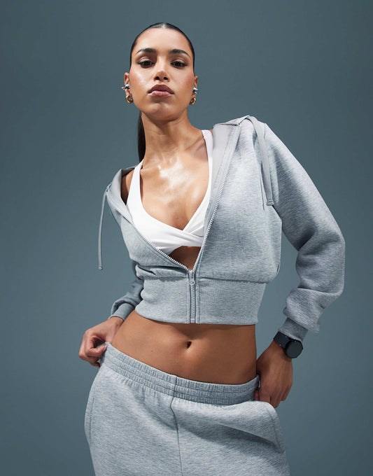 Sweat à capuche court