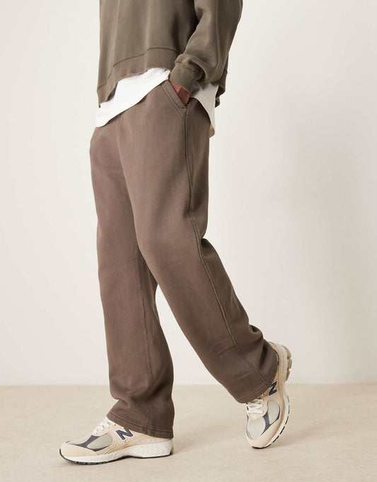 Pantalon de jogging à ourlet ouvert