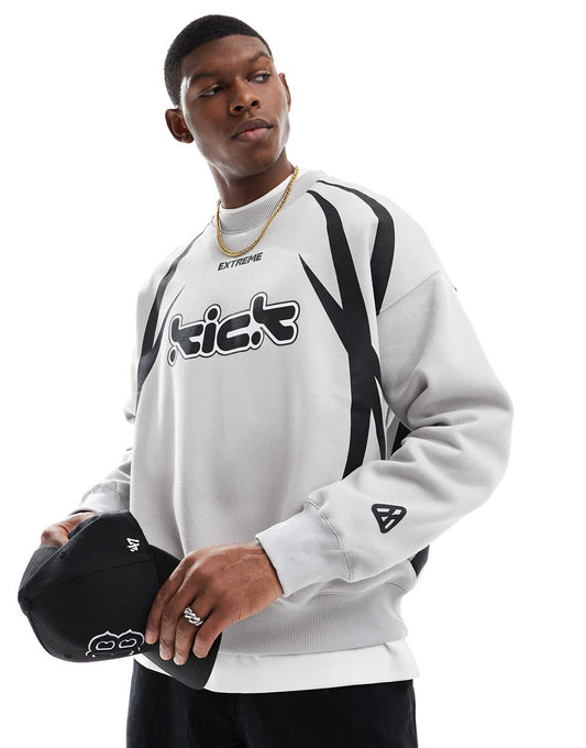 Sweat-shirt de sport rétro