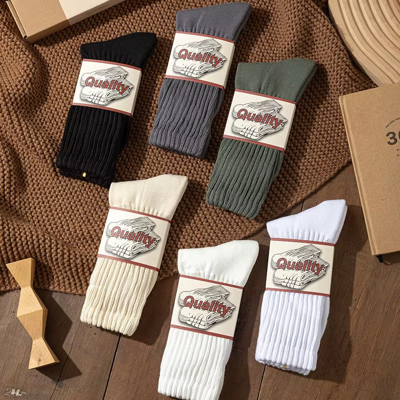Chaussettes Côtelées Essentielles