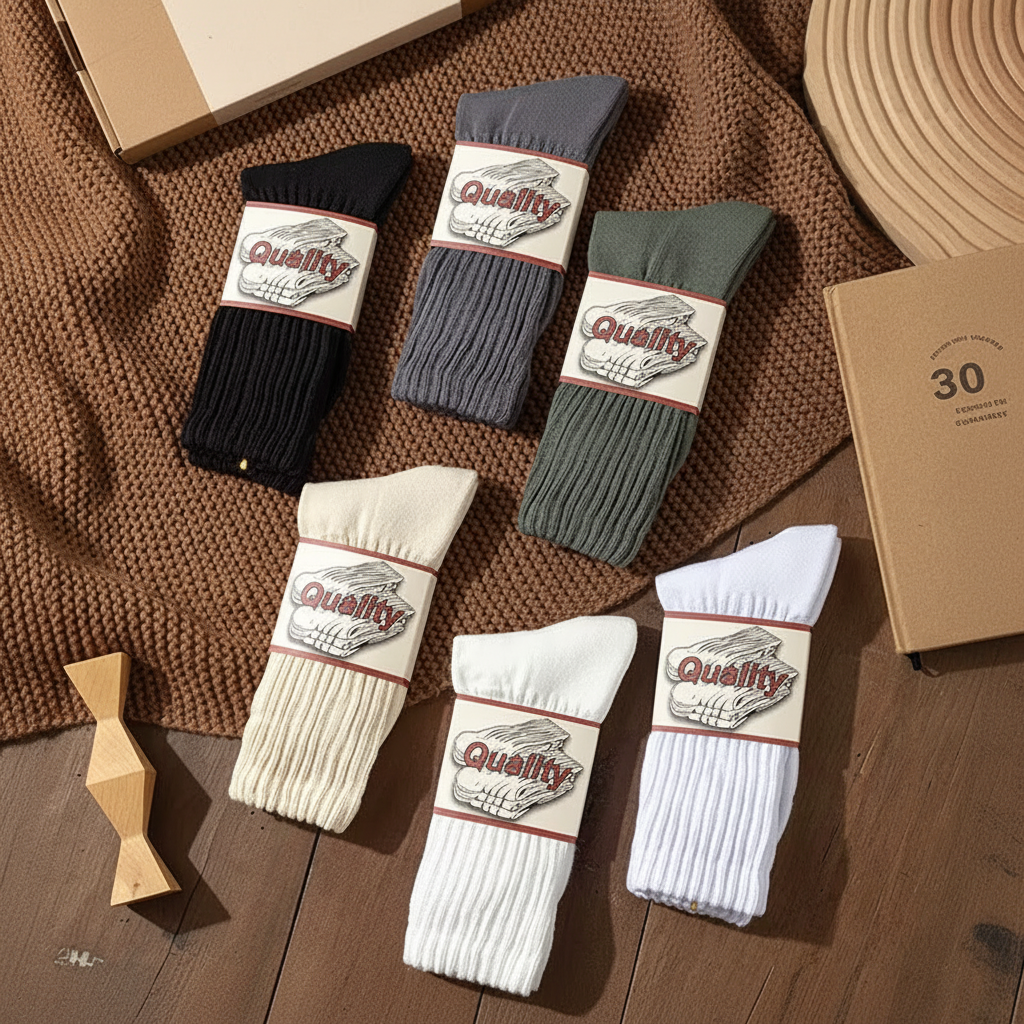 Chaussettes Côtelées Essentielles
