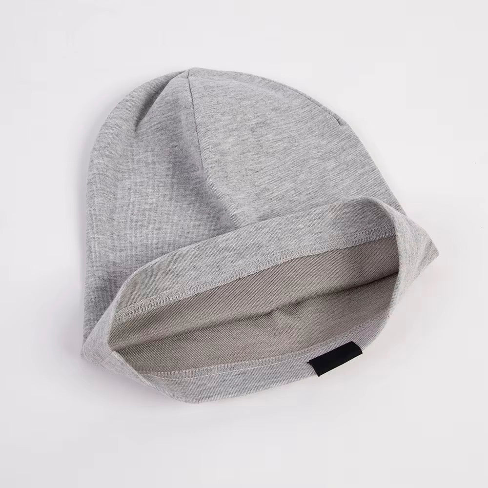 Bonnet-cagoule en maille côtelée à col long