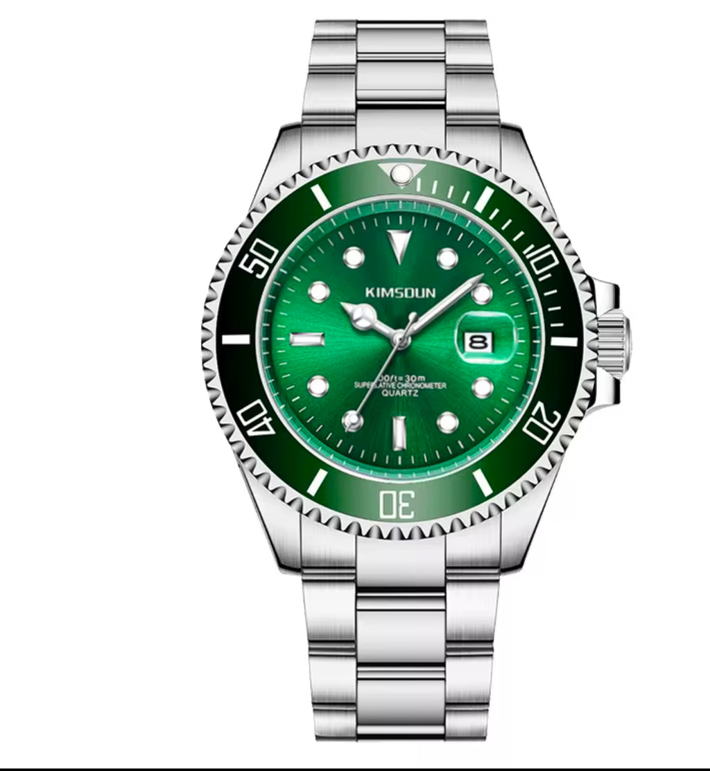 Montre-Bracelet
Hommes Bracelet En Acier Inoxydable De Luxe Étanche