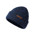 Bonnet-cagoule en maille côtelée à col long