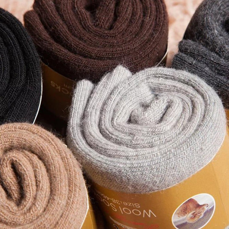 Chaussettes en laine de mouton premium