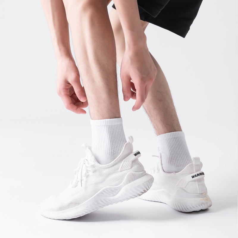 Chaussettes montantes en coton de bambou bio