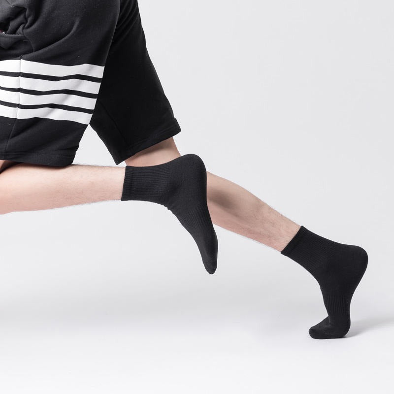Chaussettes montantes en coton de bambou bio