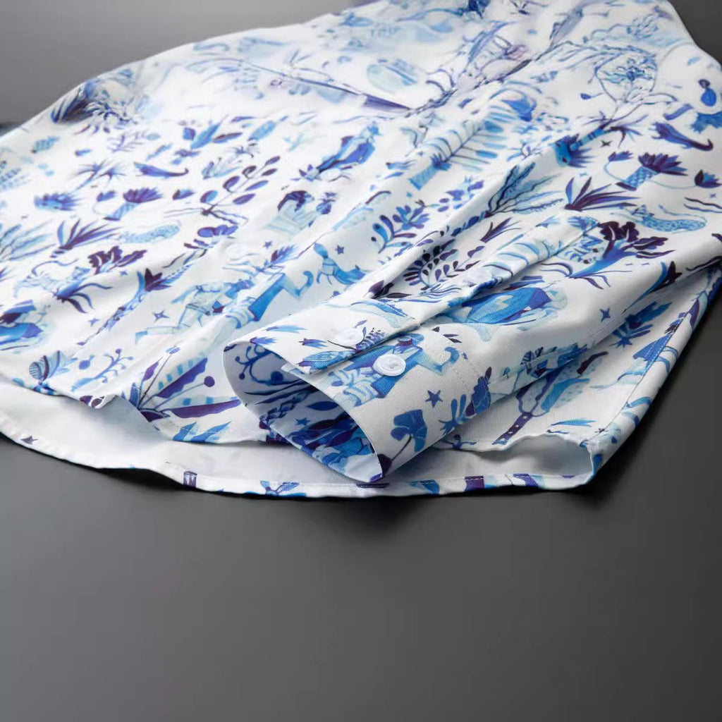 Chemise cintrée homme 100 % coton
