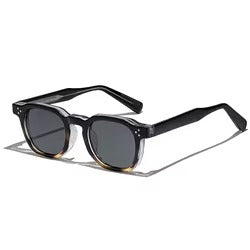Lunettes de soleil tendance à monture épaisse avec protection UV400 | Lunettes cerclées haut de gamme