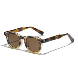 Lunettes de soleil tendance à monture épaisse avec protection UV400 | Lunettes cerclées haut de gamme