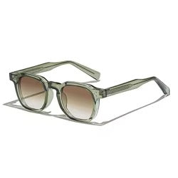 Lunettes de soleil tendance à monture épaisse avec protection UV400 | Lunettes cerclées haut de gamme