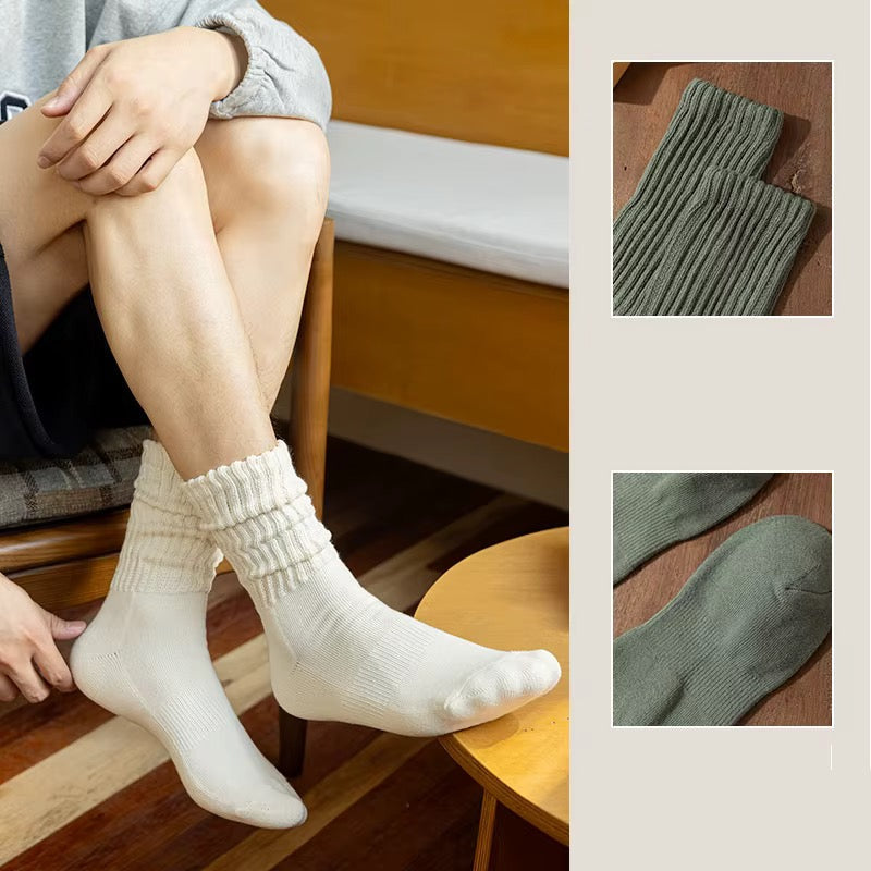 Chaussettes Cachemire Côtelées