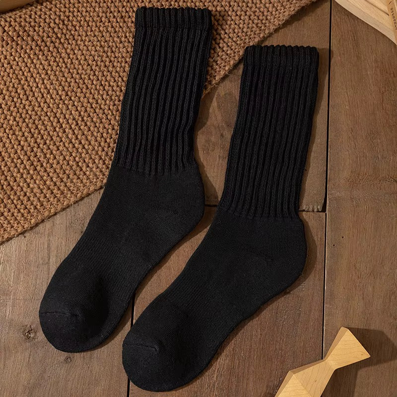 Chaussettes Cachemire Côtelées