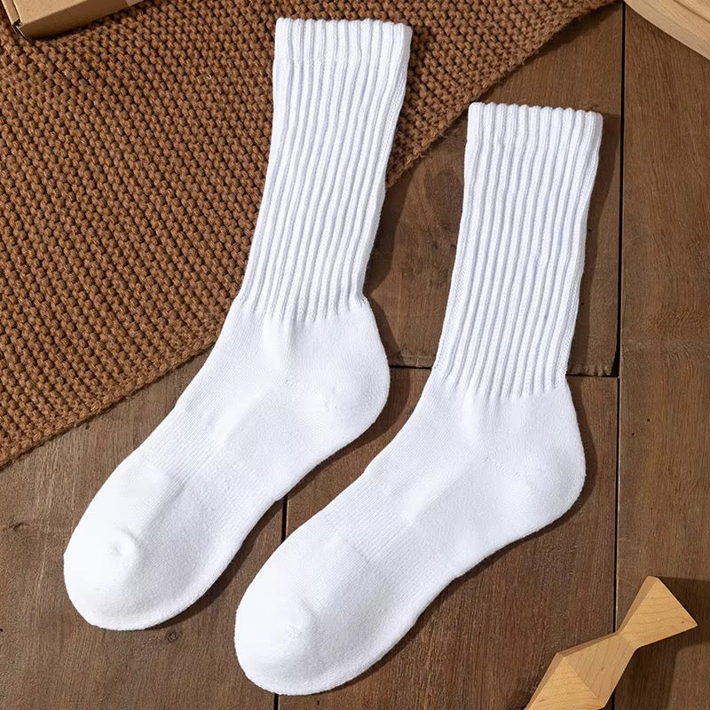 Chaussettes Cachemire Côtelées