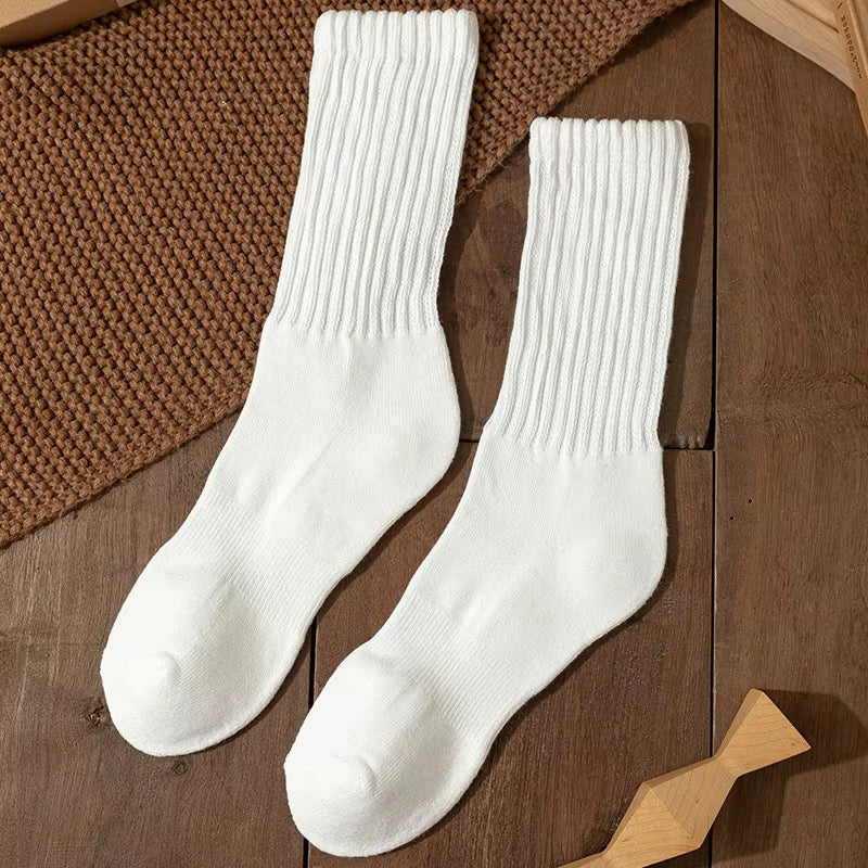 Chaussettes Cachemire Côtelées