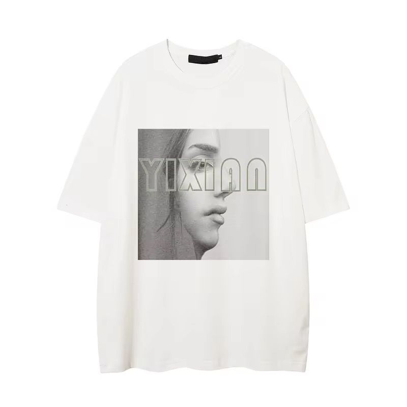 T-shirt Streetwear Homme Été en Coton