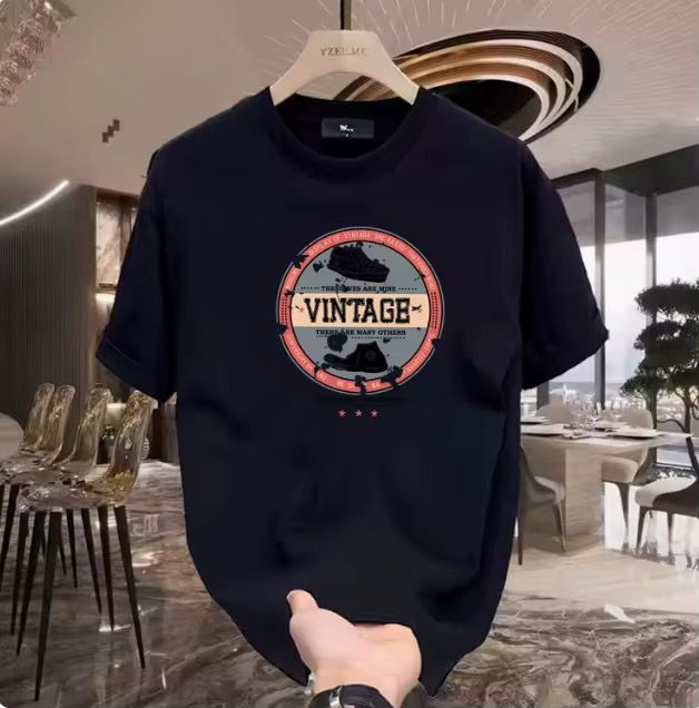 T-shirt Streetwear Homme Été en Coton