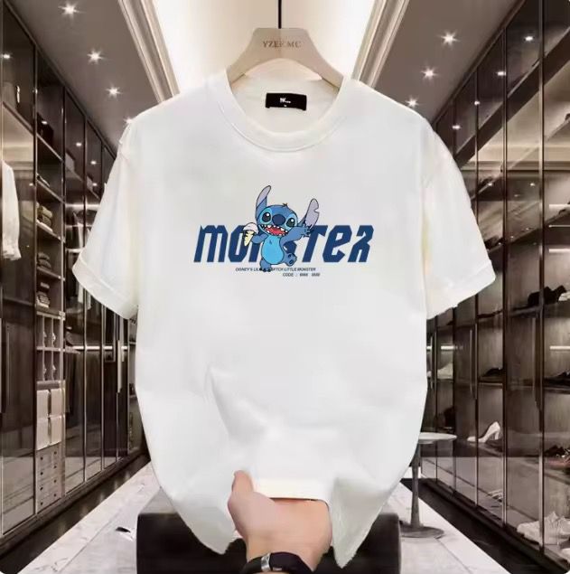T-shirt Streetwear Homme Été en Coton