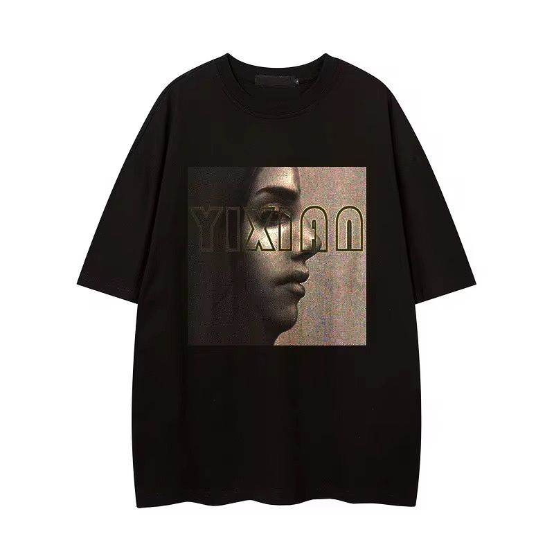 T-shirt Streetwear Homme Été en Coton
