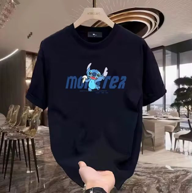 T-shirt Streetwear Homme Été en Coton