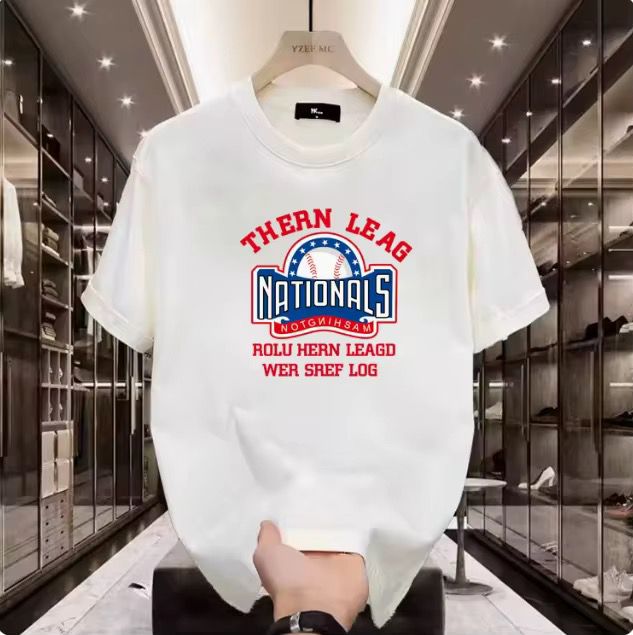 T-shirt Streetwear Homme Été en Coton