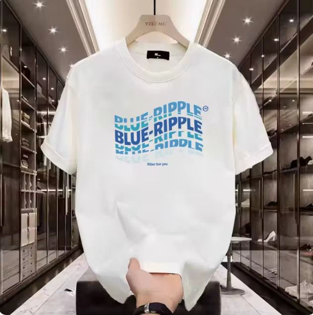 T-shirt Streetwear Homme Été en Coton