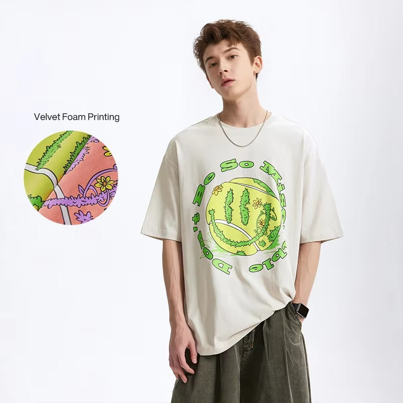 T-shirt graphique oversize style streetwear