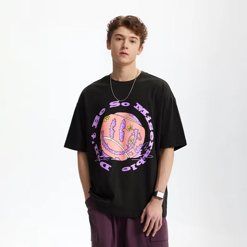 T-shirt graphique oversize style streetwear
