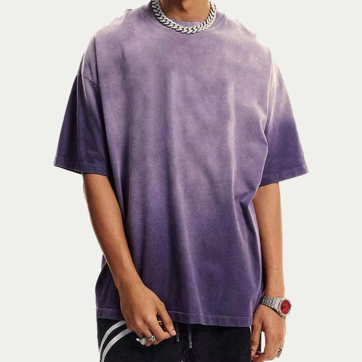 T-shirt oversize vintage délavé pour homme