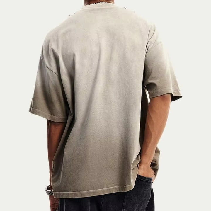 T-shirt oversize vintage délavé pour homme