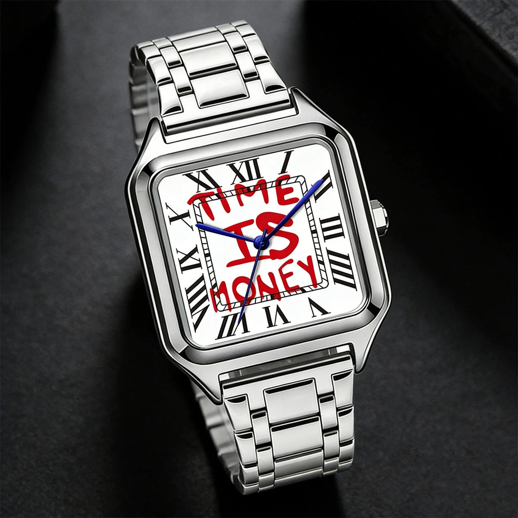 Montre homme TIME IS MONEY à quartz