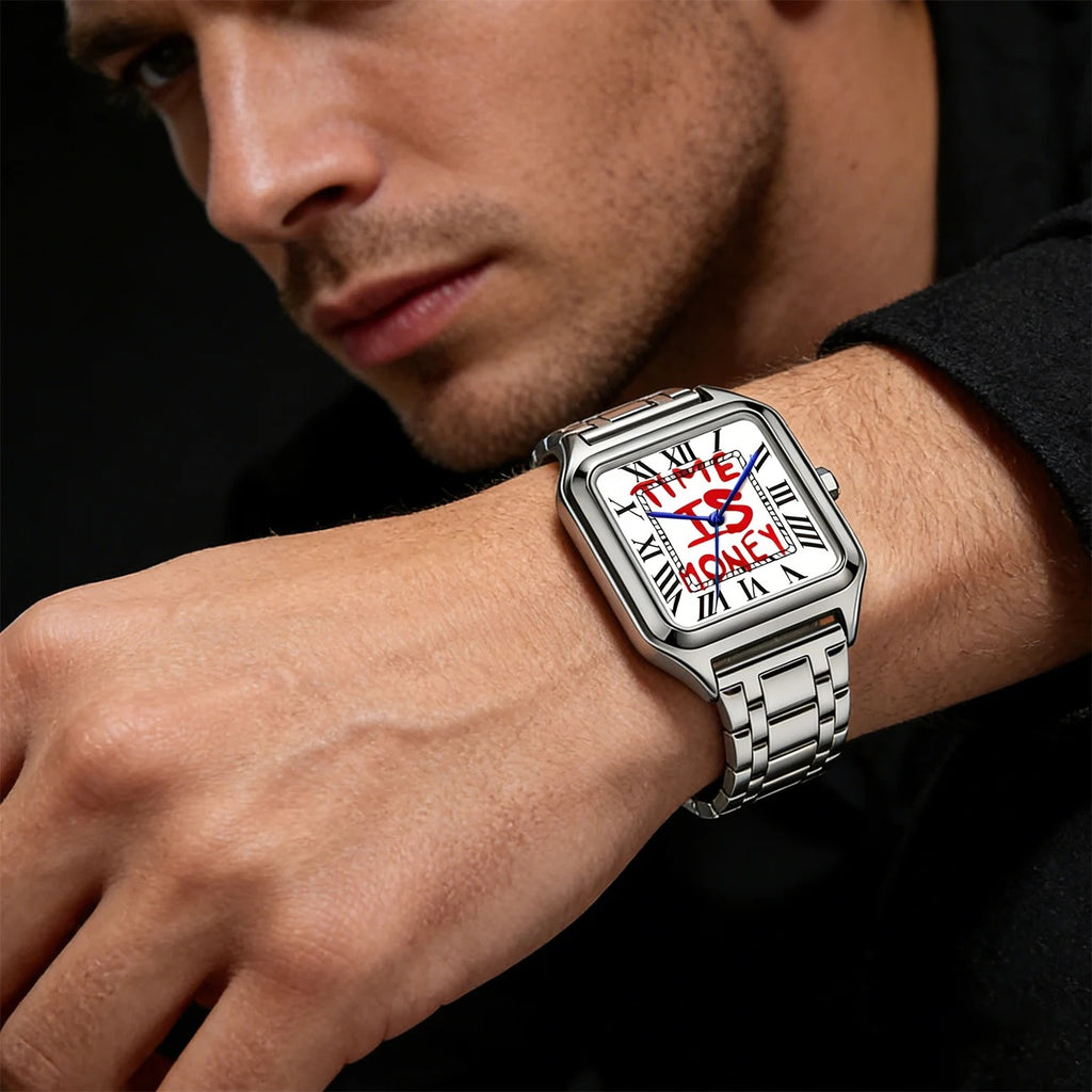 Montre homme TIME IS MONEY à quartz