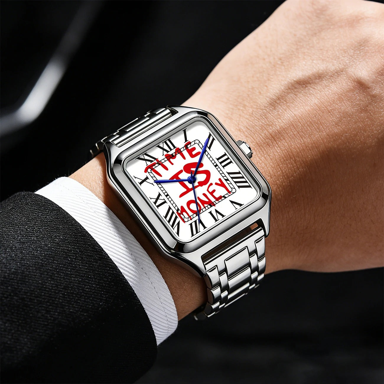 Montre homme TIME IS MONEY à quartz