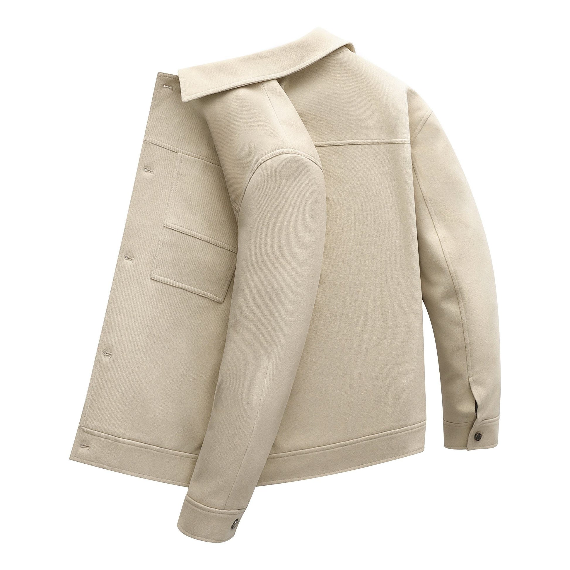 Veste minimaliste décontractée pour homme, style streetwear léger