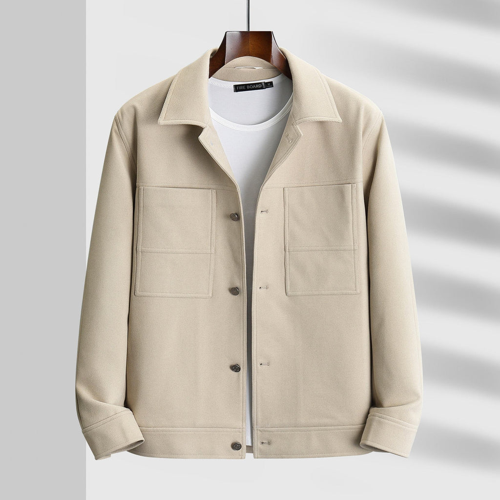 Veste minimaliste décontractée pour homme, style streetwear léger