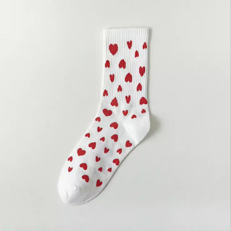 Chaussettes mi-mollet mignonnes et colorées