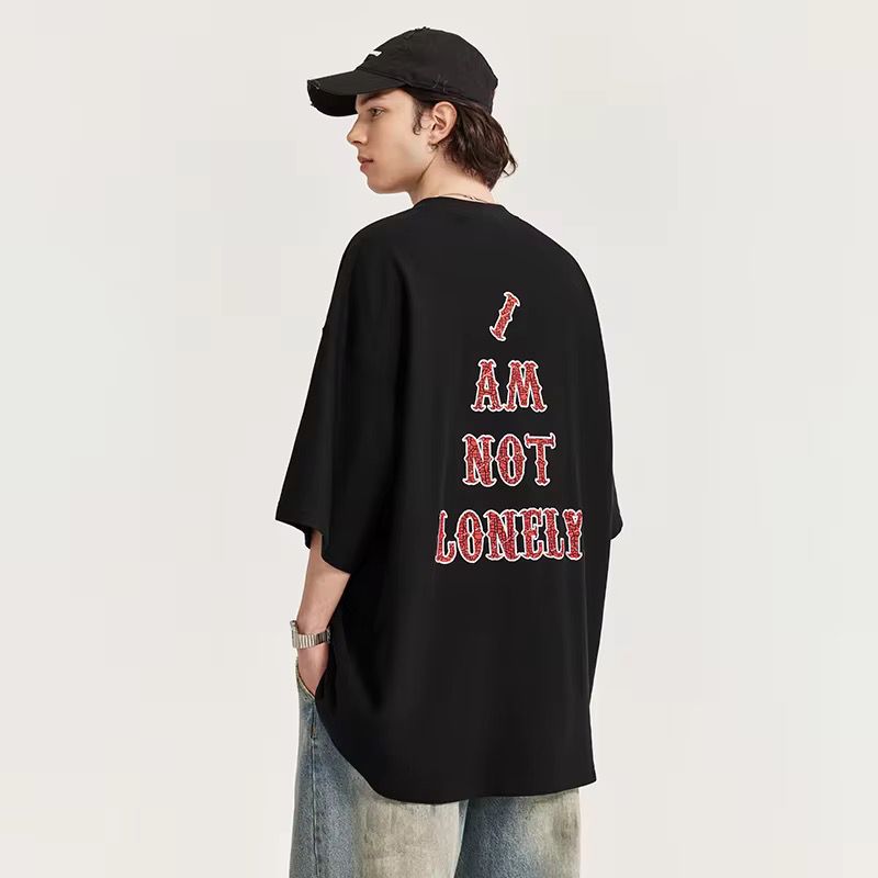 T-shirt graphique oversize I Am Not Lonely 