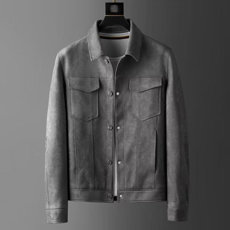 Veste classique homme, style streetwear décontracté