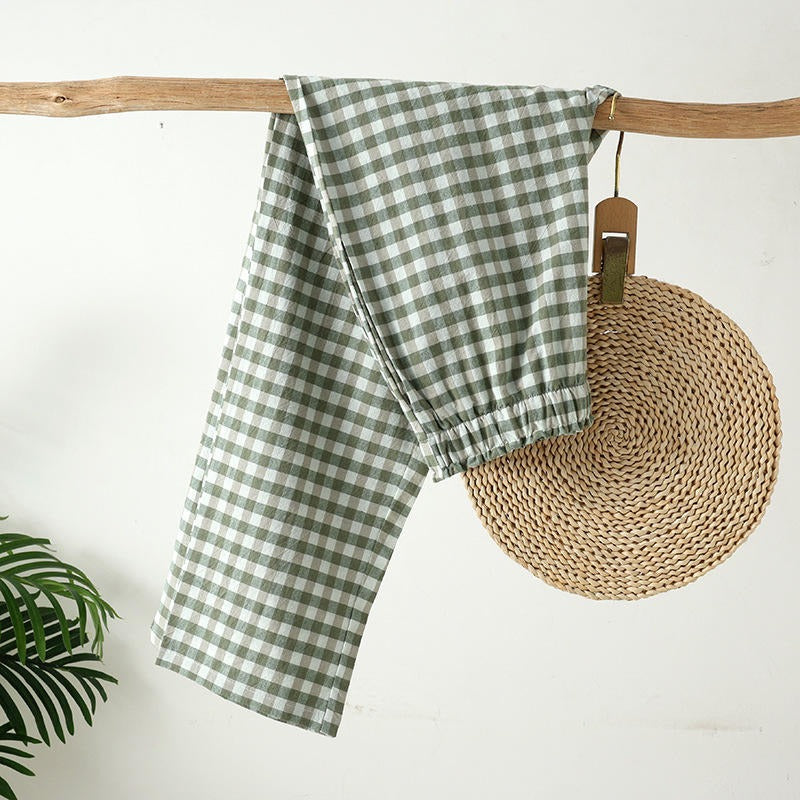 Pantalon de pyjama décontracté en coton unisexe