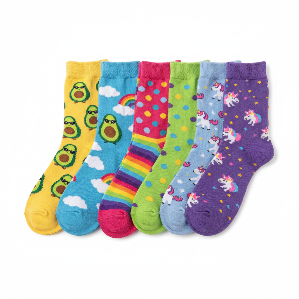 Chaussettes Mi-Mollet Colorées | Fun, Originales & Confortables
