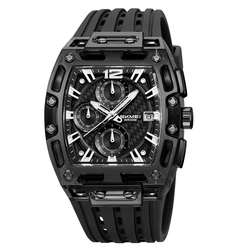 Montre de luxe SKMEI pour homme en silicone