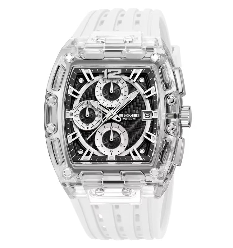 Montre de luxe SKMEI pour homme en silicone