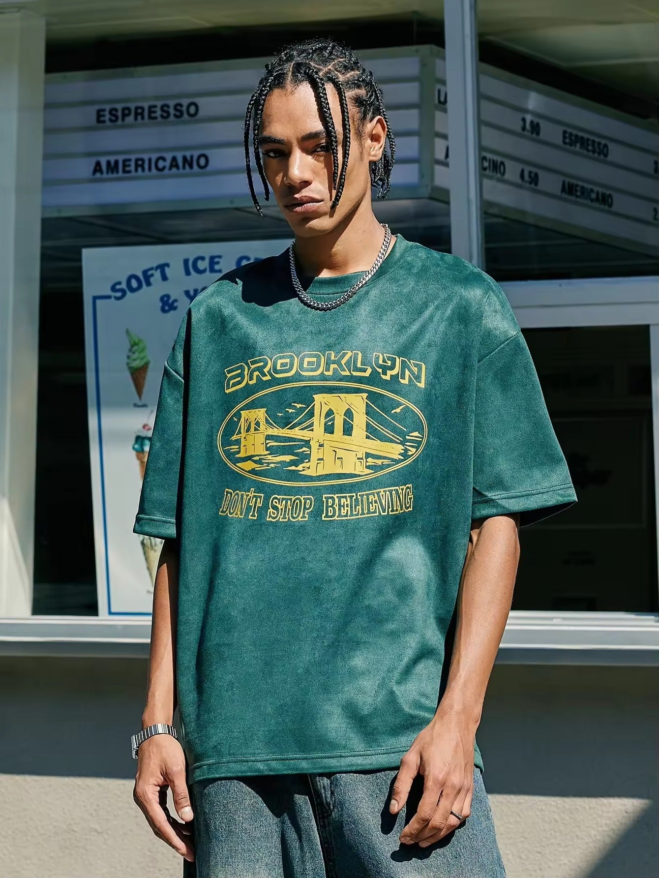 T-shirt vintage oversize pour homme